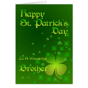 Bruder, Happy St Patrick's Day Card