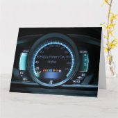 Bruder Happy Vatertag Karte (Gelbe Blume)