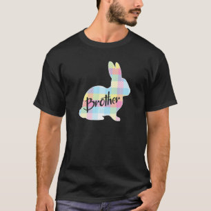 Bruder Hase Pastell-Karo-Ostern  T-Shirt