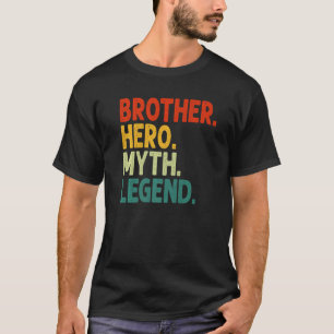 Bruder Held Mythos Legende Retro Vintage Bruder Vo T-Shirt