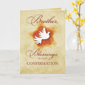 Bruder, Herzlichen Glückwunsch Dove Karte (Gelbe Blume)