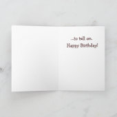 Brüder Humour Birthday Card Karte (Innenseite)