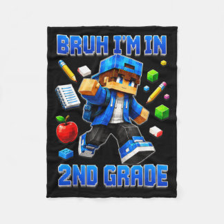 Bruder ich bin in der 2. Klasse zurück zur Schule Fleecedecke