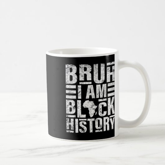 Bruder Ich Bin Schwarze Geschichte Kinder Männer F Kaffeetasse (Rechts)