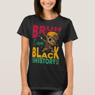 Bruder ich bin Schwarze Geschichte Monat Kinder Ju T-Shirt