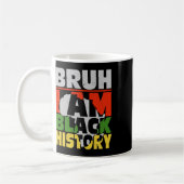 Bruder ich bin Schwarze Geschichte Monat Männer Te Kaffeetasse (Links)