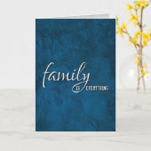 Bruder im Gesetz Birthday Blue Leather Karte (Gelbe Blume)
