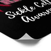 Bruder im Gesetz eines Kriegerkrankungszellenbewus Poster (Ecke)