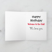 Bruder im Gesetz Geburtskarte. 50. männliche Jungs Karte (Innenseite)