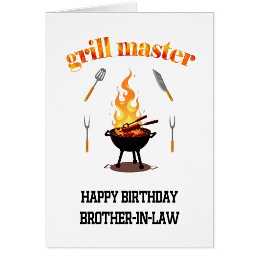 Bruder im Law Grill Master Geburtstag (Vorne)