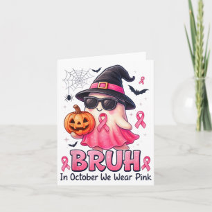 Bruder im Oktober tragen wir Nk Kürbis Boo Geist B Karte