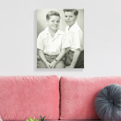 Brüder im Studio Leinwanddruck (Insitu (Wohnzimmer))