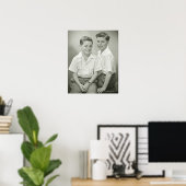 Brüder im Studio Poster (Heimbüro)