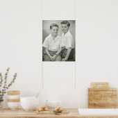Brüder im Studio Poster (Küche)