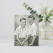 Brüder im Studio Postkarte (Stehend Vorderseite)