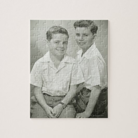Brüder im Studio Puzzle (Vertikal)