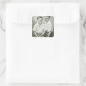 Brüder im Studio Quadratischer Aufkleber (Tasche)