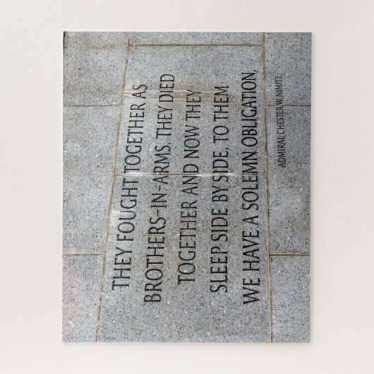 Brüder in der Rüstungsdenkmal WW2 Puzzle (Vertikal)