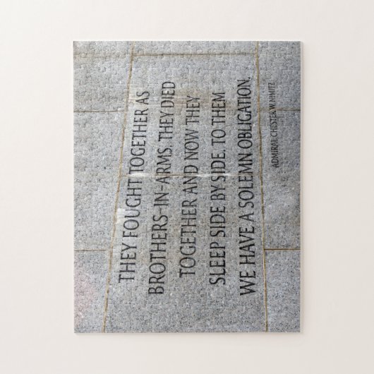 Brüder in der Rüstungsdenkmal WW2 Puzzle (Vertikal)