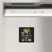 Bruder ist Au-Some Autismus-Bewusstsein Schwester Magnet (In Situ (Geschirrspüler))