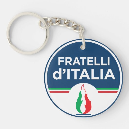 Brüder Italiens (Italienisch: Fratelli d'Italia, F Schlüsselanhänger (Vorderseite)