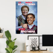 Brüder Joe Biden Barack Obama nicht nur Freunde Poster (Heimbüro)