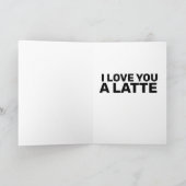 BRUDER, KAFFELOVER GREETING CARDS KARTE (Innenseite)
