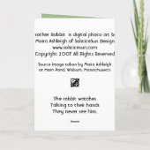 Bruder-Kaninchen Karte (Rückseite)