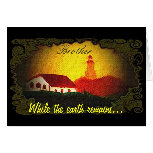 Bruder-Karte (Vorderseite (Horizontal))