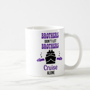 Brüder lassen Brüder nicht allein cruisen Lustiges Kaffeetasse