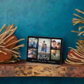 Brüder machen die besten Freunde Foto Collage schw Fotoplatte (Seite)