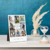 Brüder machen die besten Freunde Foto Collage weiß Fotoplatte (Seite)