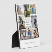 Brüder machen die besten Freunde Foto Collage weiß Fotoplatte (Seite)