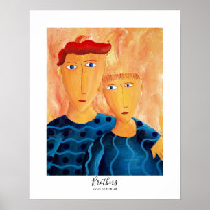 Brüder Malerei Poster