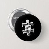 Bruder mein Wächter Engel Sie sind mein Vermisstes Button (Vorne & Hinten)