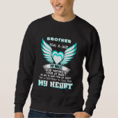 Bruder meines Engels, den er mir über den Rücken s Sweatshirt (Vorderseite)