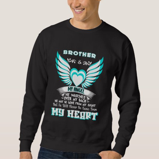Bruder meines Engels, den er mir über den Rücken s Sweatshirt (Vorderseite)