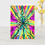 Bruder-Michael-Kunst 0609A Karte (Gelbe Blume)