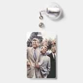 Brüder mit Präsident John Kennedy im Weißen Haus Ausweis (Rückseite mit Ausziehbar)