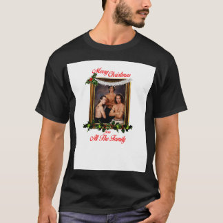 Bruder Ninjas frohe Weihnachten von der ganzen Fam T-Shirt