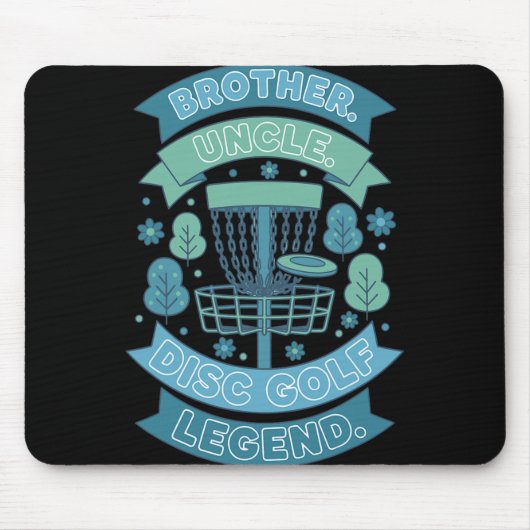 Bruder Onkel Disc Golf Legende Nner  Mousepad (Vorne)