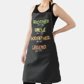 Bruder Onkel Godvater Legende seit Jahr Schürze (InSitu)