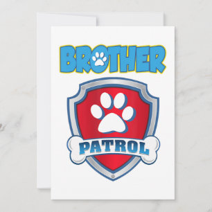 Bruder-Patrouillen-Shirt - Lustiges Geschenk für H Ankündigung