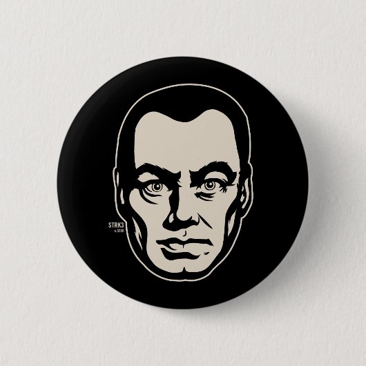 Bruder-Porträt-Knopf Button (Vorderseite)