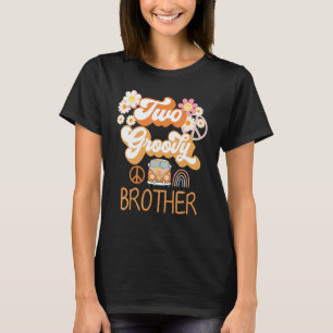 Bruder Retro Regenbogen Familie Matching Elterntag T-Shirt