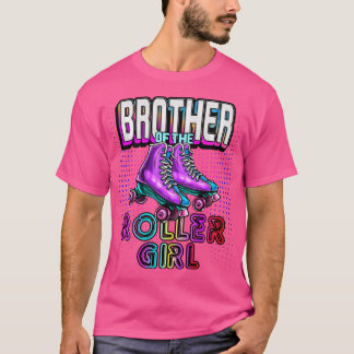 Bruder Roller Girl Rollschuh Geburtstags-Matching T-Shirt