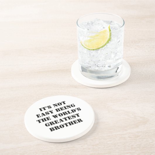 Bruder Sandstein Untersetzer (Seite)