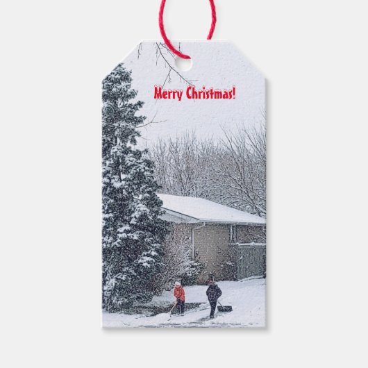 Brüder schneefrei geschenkanhänger (Vorderseite)