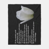 Bruder / Schwester Geburtstag Fleecedecke (Vorderseite)