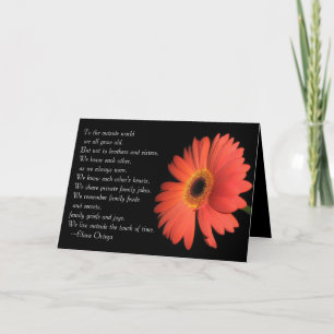 Bruder / Schwester Geburtstag Karte